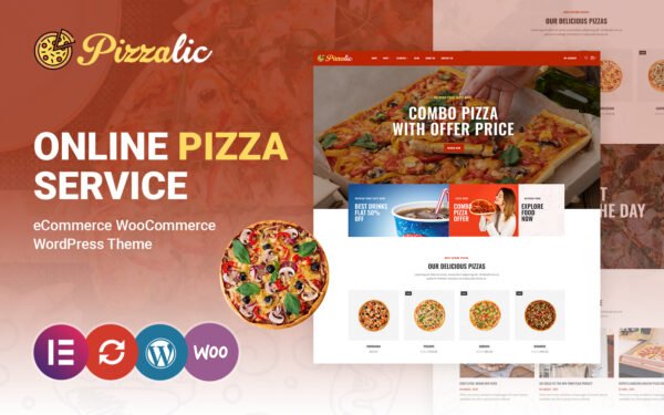 Pizzalic – Pizza and Fast Food Restaurant WooCommerce Theme
