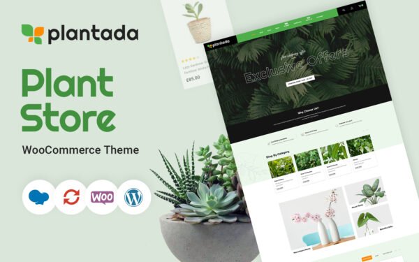Plantada – The Flower Nursery Store WooCommerce Theme