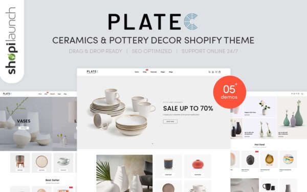 Platec – Ceramics & Pottery Decor Shopify Theme
