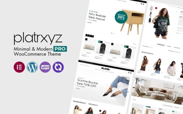 Platrxyz Pro – Minimal WooCommerce Theme