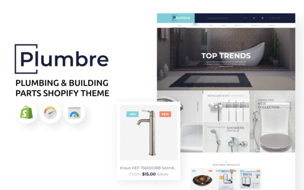 Plumbre – Plumbing & Building Parts Store Shopify Theme