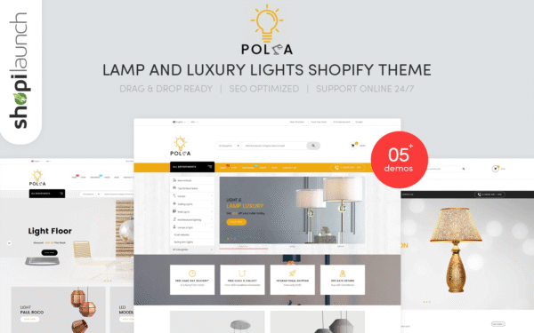 Polka – Lamp and Luxury Lights Responsive Shopify Theme