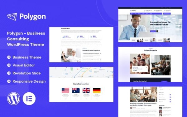 Polygon – Business Consulting WordPress Theme