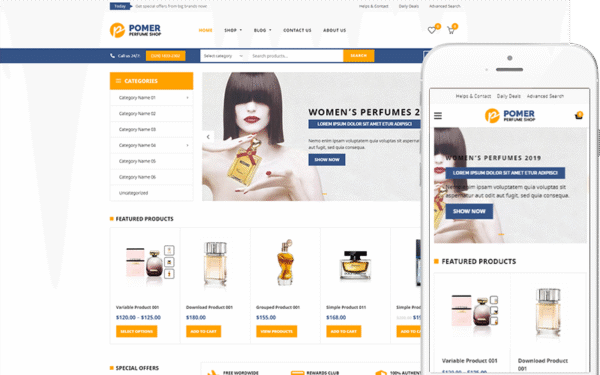 Pomer – Theme for Perfume Store WooCommerce Theme