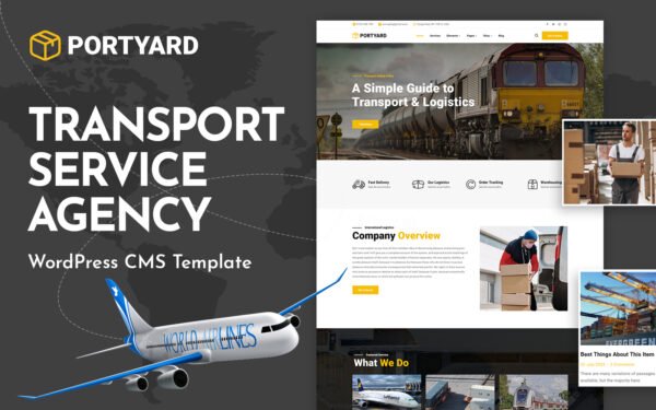PortYard – Logistics and Transport WordPress Theme