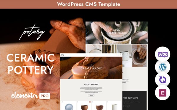 Potary – Ceramic And Pottery Multipurpose Responsive WordPress Theme