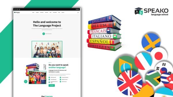 Powar-Speako Language Translation School Responsive WordPress Theme
