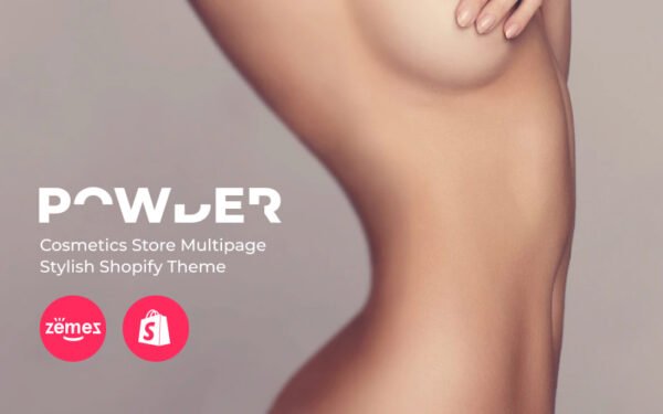 POWDER – Cosmetics Store Multipage Stylish Shopify Theme
