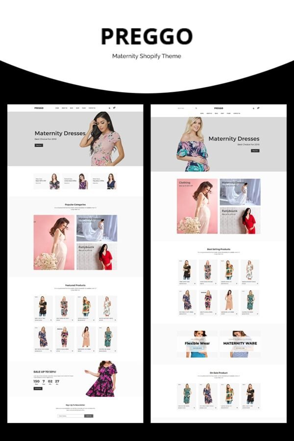 Preggo – Maternity Shopify Theme