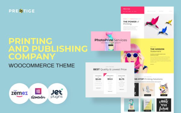 Presstige – Digital Printing Company Responsive WordPress Theme