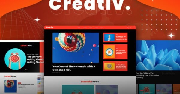 Creativ – Blog and Magazine Elementor Pro Template Kit