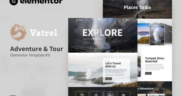Vatrel – Adventure & Tour Elementor Template Kit