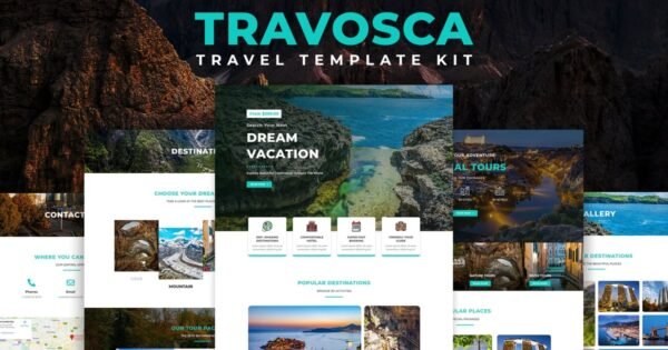Travosca – Travel Elementor Template Kit