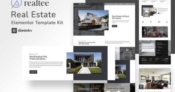 Realtee – Real Estate Elementor Template Kit