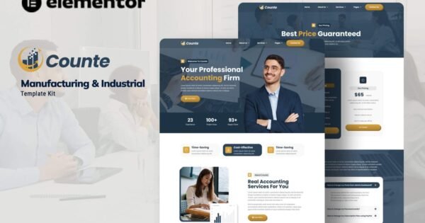 Counte – Manufacturing & Industrial Elementor Template Kit