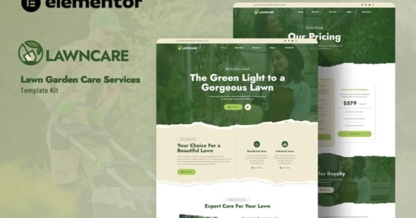Lawncare – Lawn Garden Care Service Elementor Template Kit