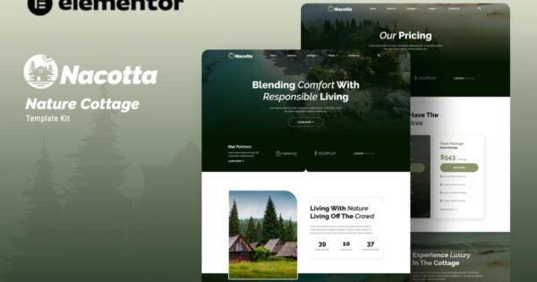 Nacotta – Nature Cottage Elementor Template Kit