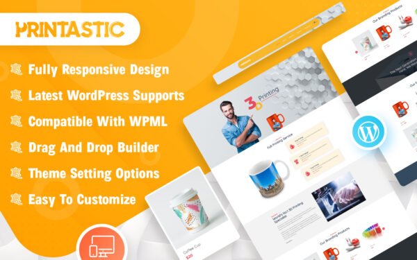 Printastic – 3D Printing Shop Woocommerce Theme WooCommerce Theme