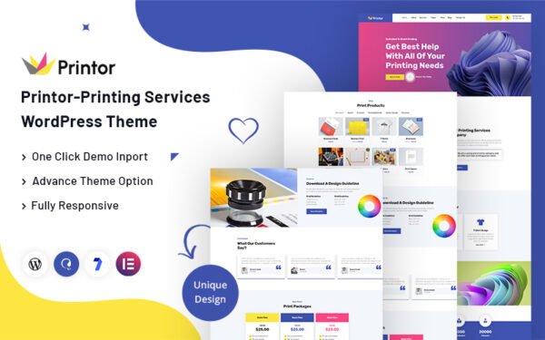 Printor – Printing Services WordPress Theme