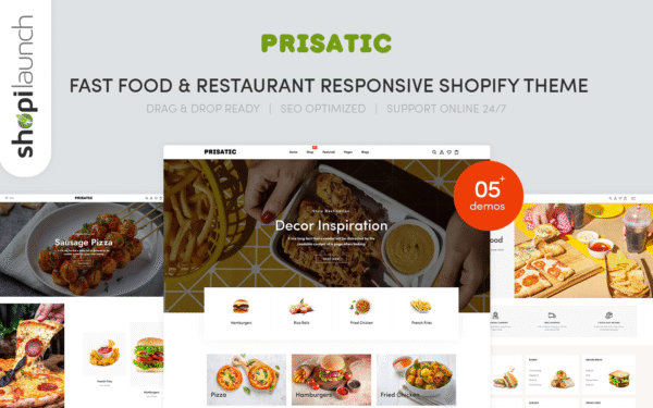 Prisatic – Fast Food & Restaurant Responsive Shopify Theme