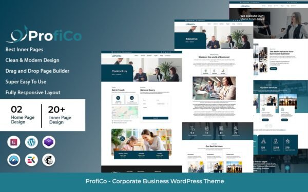 ProfiCo – Corporate Business WordPress Theme