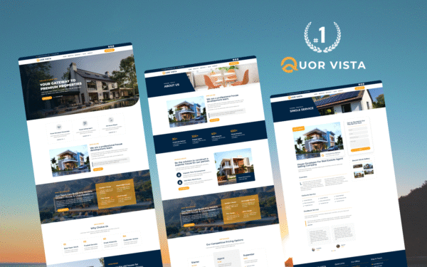 QuorVista Real Estate Elementor Template Kit Elementor Kit