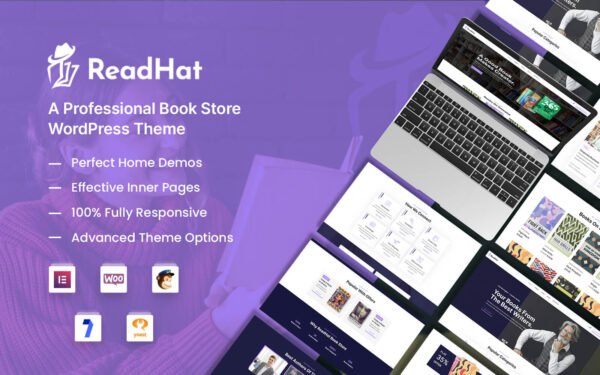 ReadHat – Book Store WooCommerce WordPress Theme WooCommerce Theme