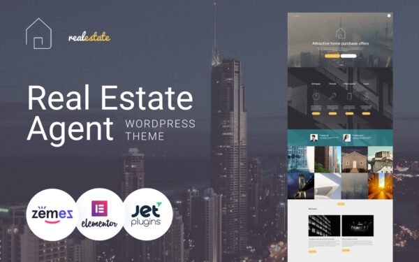 Real Estate – Real Estate Agent WordPress Theme