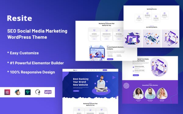 Resite – SEO Social Media Marketing WordPress Theme