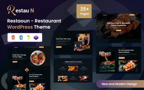 Restouns – Restaurant and Food WordPress Theme