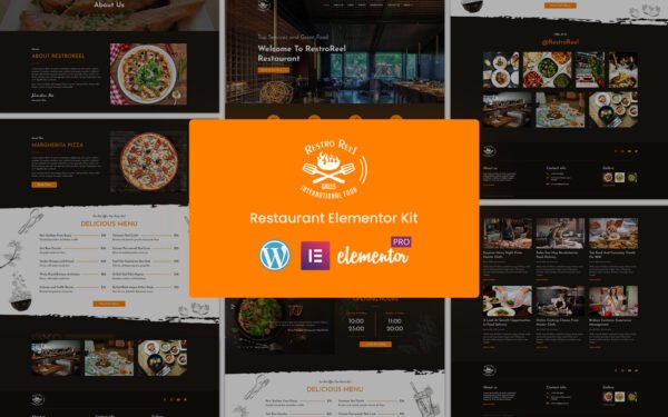 Restro Reels – Restaurent Elementor Kit Templates