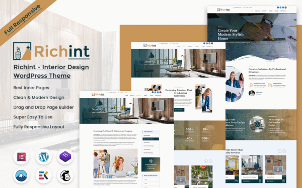 Richint – Interior Design WordPress Theme