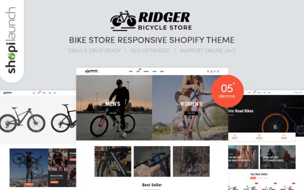 Ridger – Bike Store Responsive Shopify Theme