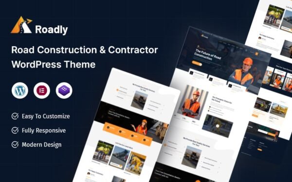 Roadly – Road Construction & Contractor WordPress Theme