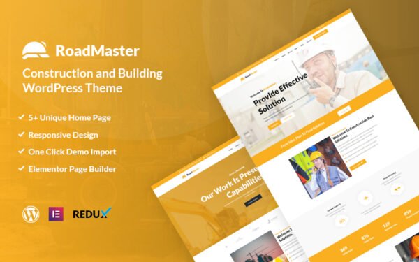 Roadmaster – Construction and Building WordPress Theme