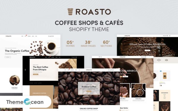 Roasto – Coffee Shops & Cafes Shopify Theme