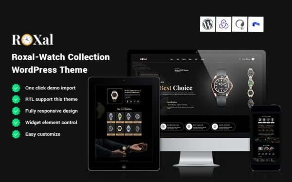 Roxal – Watch Collection WordPress Theme