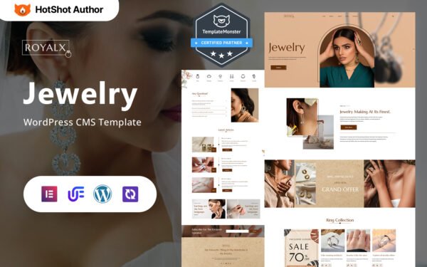Royalx – jewelry Multipurpose WordPress Elementor Theme WordPress Theme