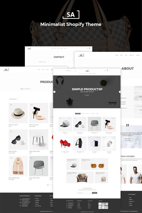 Sa – Minimalist Shopify Theme