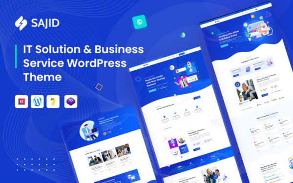 Sajid – IT Startup & IT Solution WordPress theme WordPress Theme