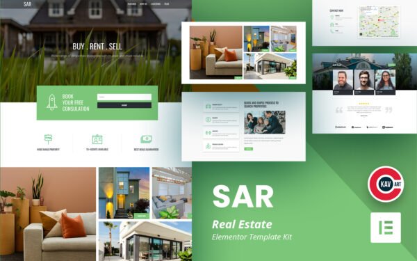 SAR – Real Estate Elementor Kit