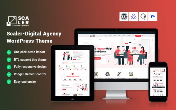 Scaler – Digital Agency WordPress Theme