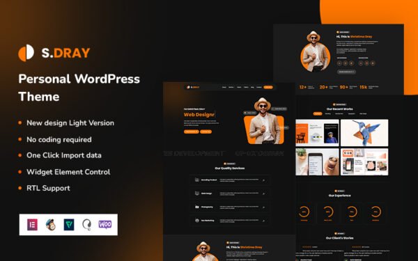 Sdary – Personal WordPress Theme