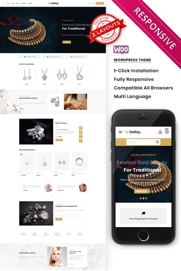 Selley – Multipurpose Premium Responsive WooCommerce Theme