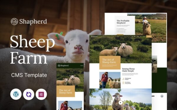 Shapherd – Sheep Farm Multipurpose Responsive WordPress Theme