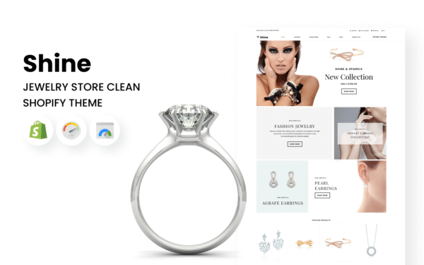 Shine & Sparkle – Jewelry Store Clean Shopify Theme