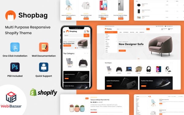 Shopbag – Multipurpose Furniture Shopify Theme