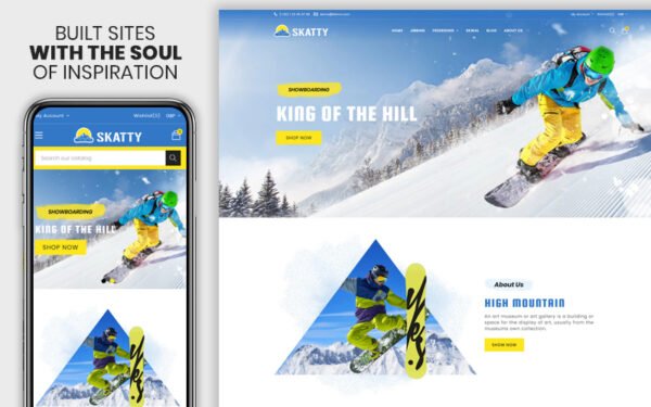 Skatty – The Skateboard Responsive Premium Ecommerce Shopify Theme