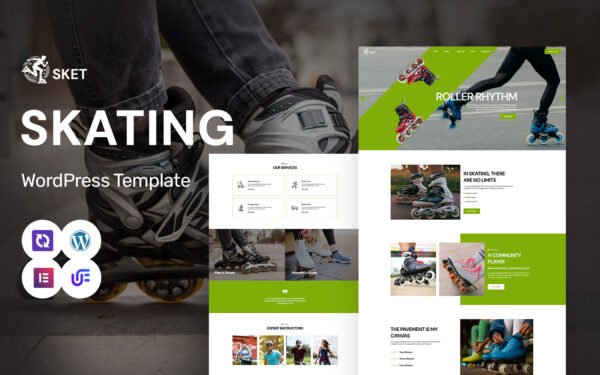 Sket – Skating School And Club WordPress Elementor Theme WordPress Theme