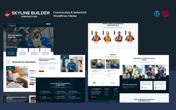 Skyline – Construction & Industrial Services WordPress Theme